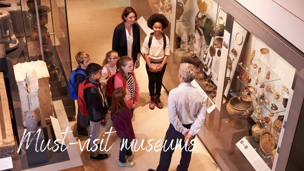 Children in a museum